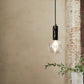 Alex Price Pendant lights Clear Glass KYOTO Pendant Light Black with White, Smoked or Clear Glass