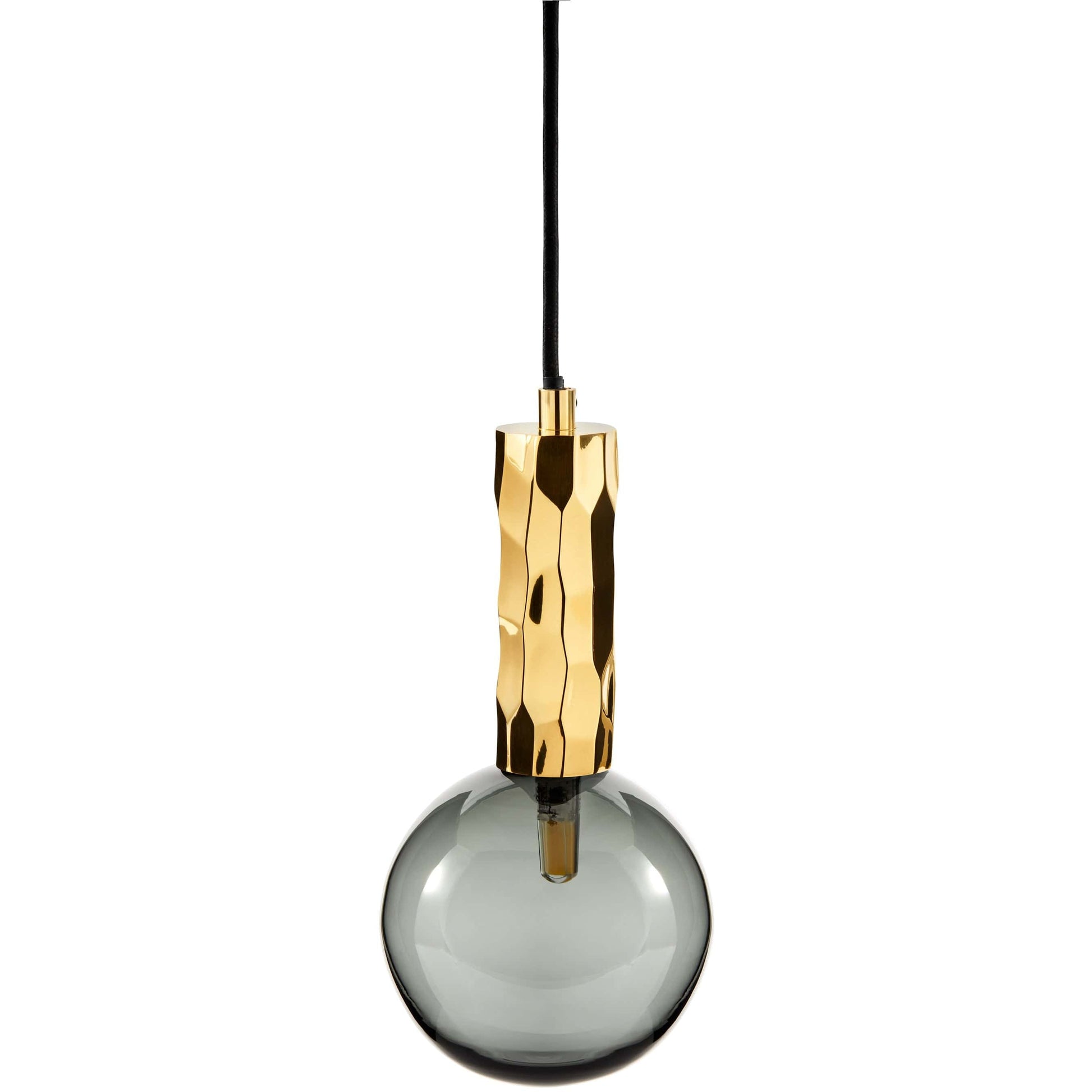 Alex Price Pendant lights Smoked Glass KYOTO Pendant Light Brass with White, Smoked or Clear Glass