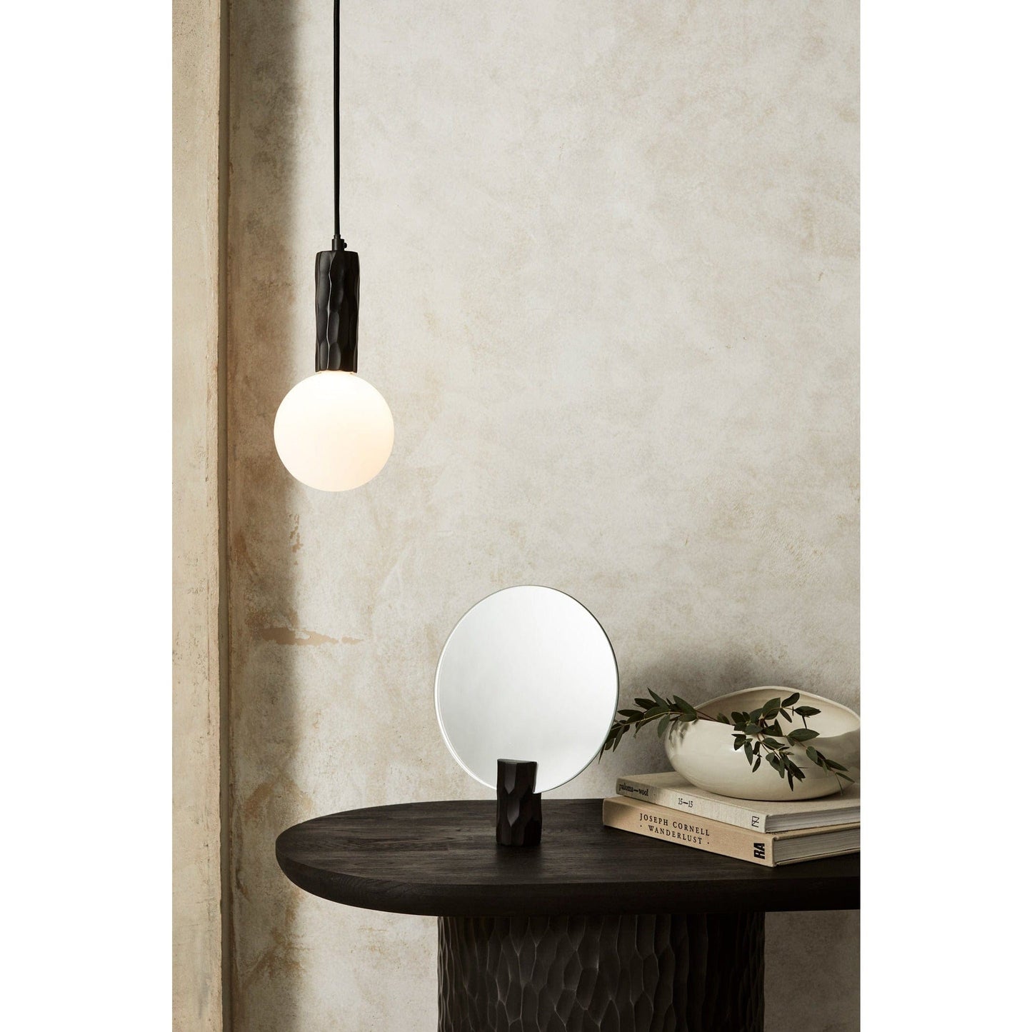Alex Price Pendant lights White Glass KYOTO Pendant Light Black with White, Smoked or Clear Glass