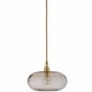 Ebb&Flow Pendant lights Chestnut brown with gold fittings Horizon Mouth-Blown Glass Pendant Light, small
