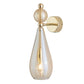 Ebb&Flow Wall Lights Golden smoke with gold finish Smykke Mouth Blown Glass Wall Lamp, various colours