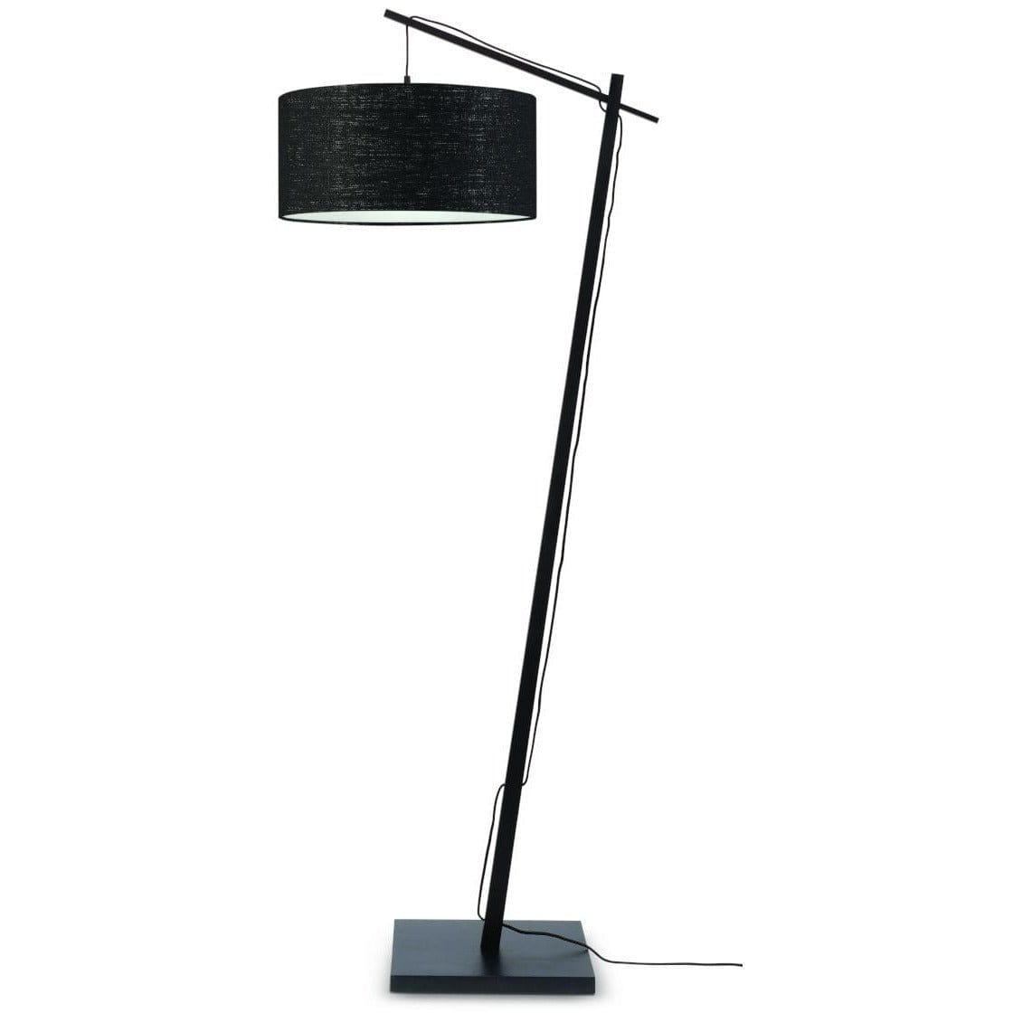 Good&Mojo Floor Lamp Andes Black Bamboo Floor Lamp