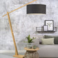 Good&Mojo Floor Lamp Dark grey / 60cm x 30cm Montblanc Bamboo Floor Lamp