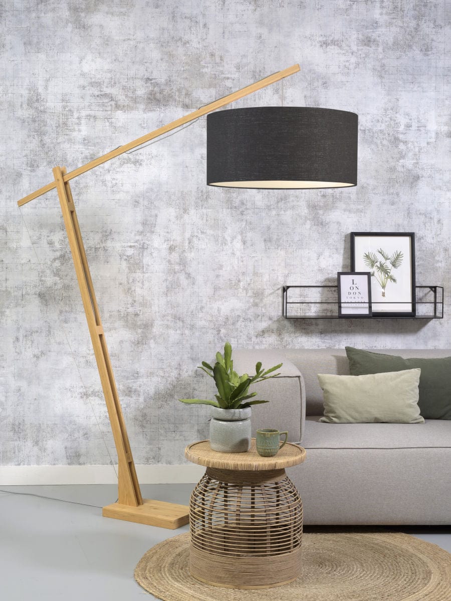 Good&Mojo Floor Lamp Dark grey / 60cm x 30cm Montblanc Bamboo Floor Lamp