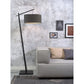 Good&Mojo Floor Lamp Dark Grey shade Andes Black Bamboo Floor Lamp