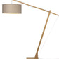 Good&Mojo Floor Lamp Dark linen Montblanc Bamboo Floor Lamp