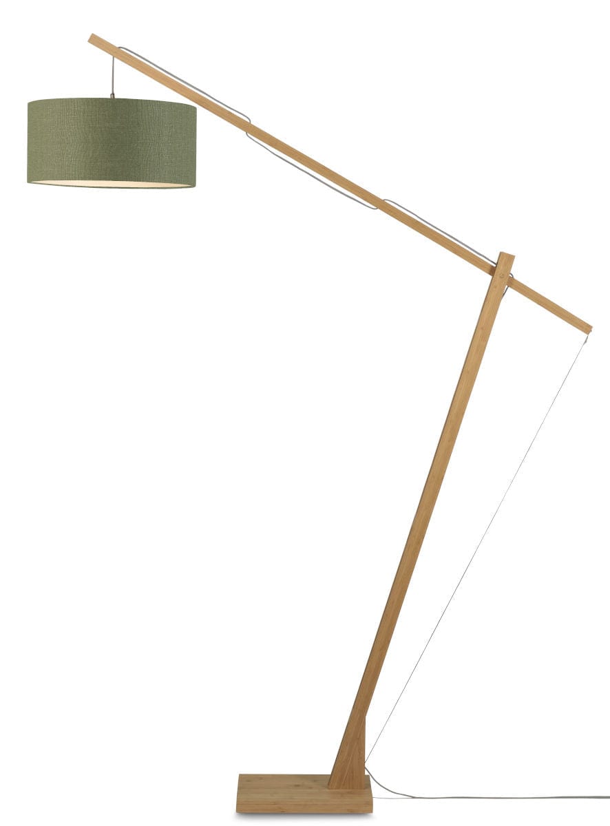 Good&Mojo Floor Lamp Forest green / 47cm x 23cm Montblanc Bamboo Floor Lamp
