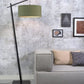 Good&Mojo Floor Lamp Green Forest shade Andes Black Bamboo Floor Lamp