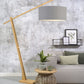 Good&Mojo Floor Lamp Light grey / 60cm x 30cm Montblanc Bamboo Floor Lamp