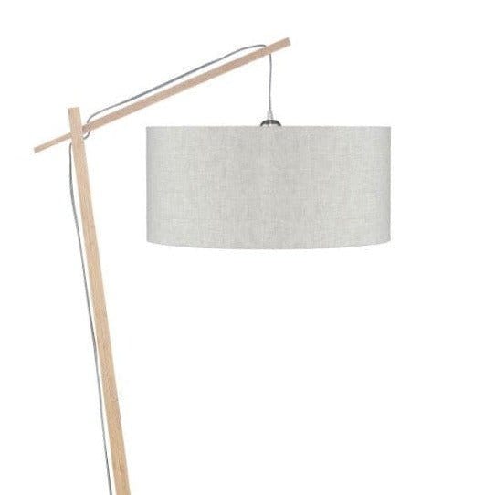 Good&Mojo Floor Lamp Light grey Andes Natural Bamboo Floor Lamp