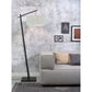 Good&Mojo Floor Lamp Linen Light shade Andes Black Bamboo Floor Lamp