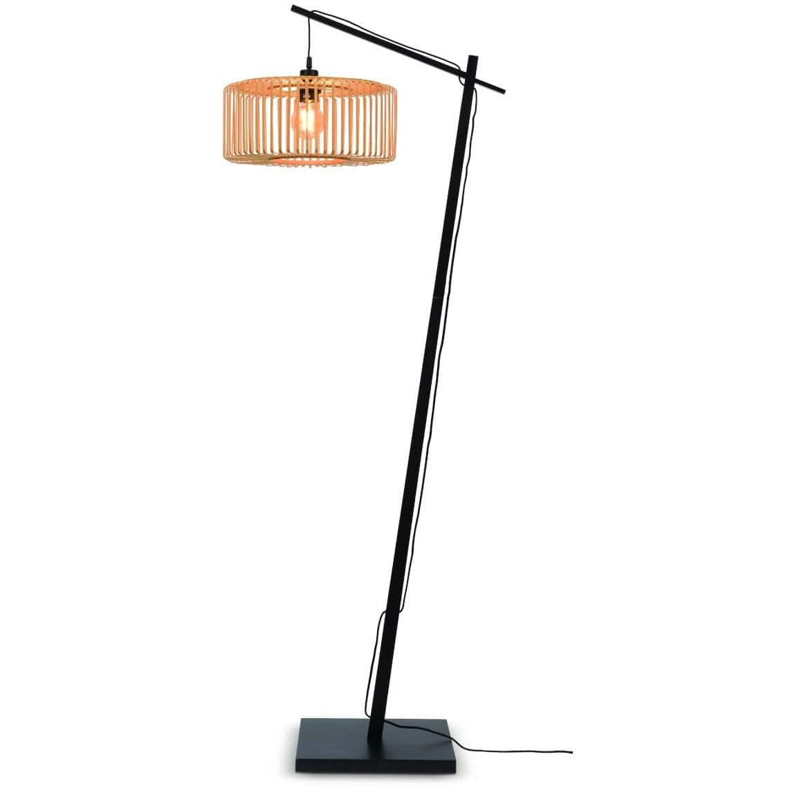 Good&Mojo Floor Lamp Small / Black/Natural Bromo Floor Lamp, black & natural