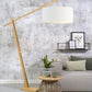 Good&Mojo Floor Lamp White / 60cm x 30cm Montblanc Bamboo Floor Lamp