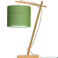 Good&Mojo Table Lamp Natural bamboo / Green forest Andes Bamboo Table Lamp