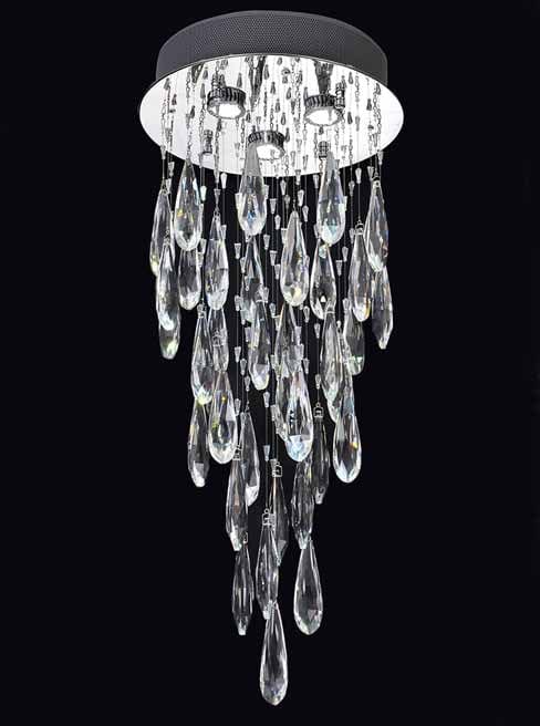 Heavenly Chandeliers Ceiling light 3 lights Pisces Crystal Ceiling Light with 12, 7, 6 and 3 lights