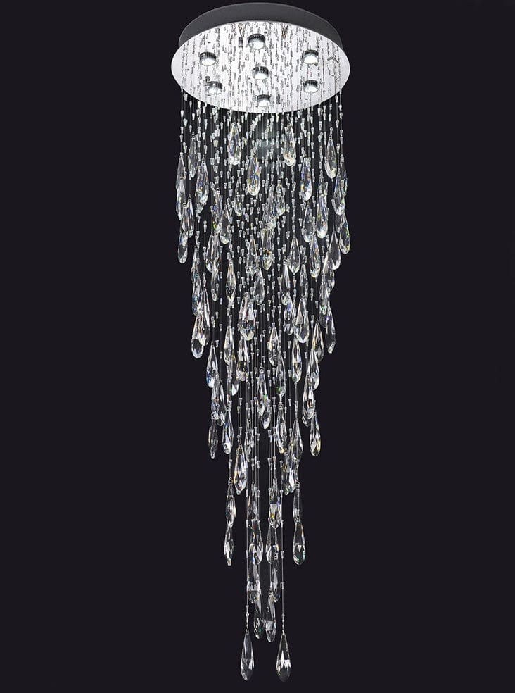 Heavenly Chandeliers Ceiling light 7 lights Pisces Crystal Ceiling Light with 12, 7, 6 and 3 lights