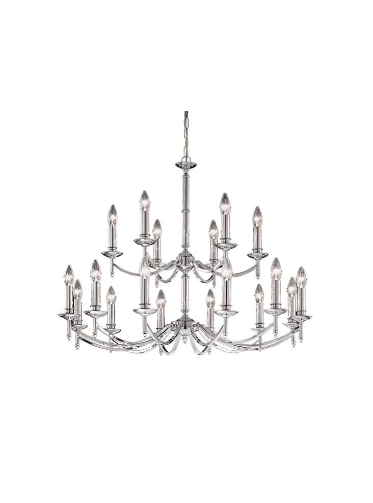Heavenly Chandeliers Chandeliers Grace 18 Two Tiered Chandelier, bronze or chrome