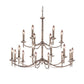 Heavenly Chandeliers Chandeliers Grace 18 Two Tiered Chandelier, bronze or chrome