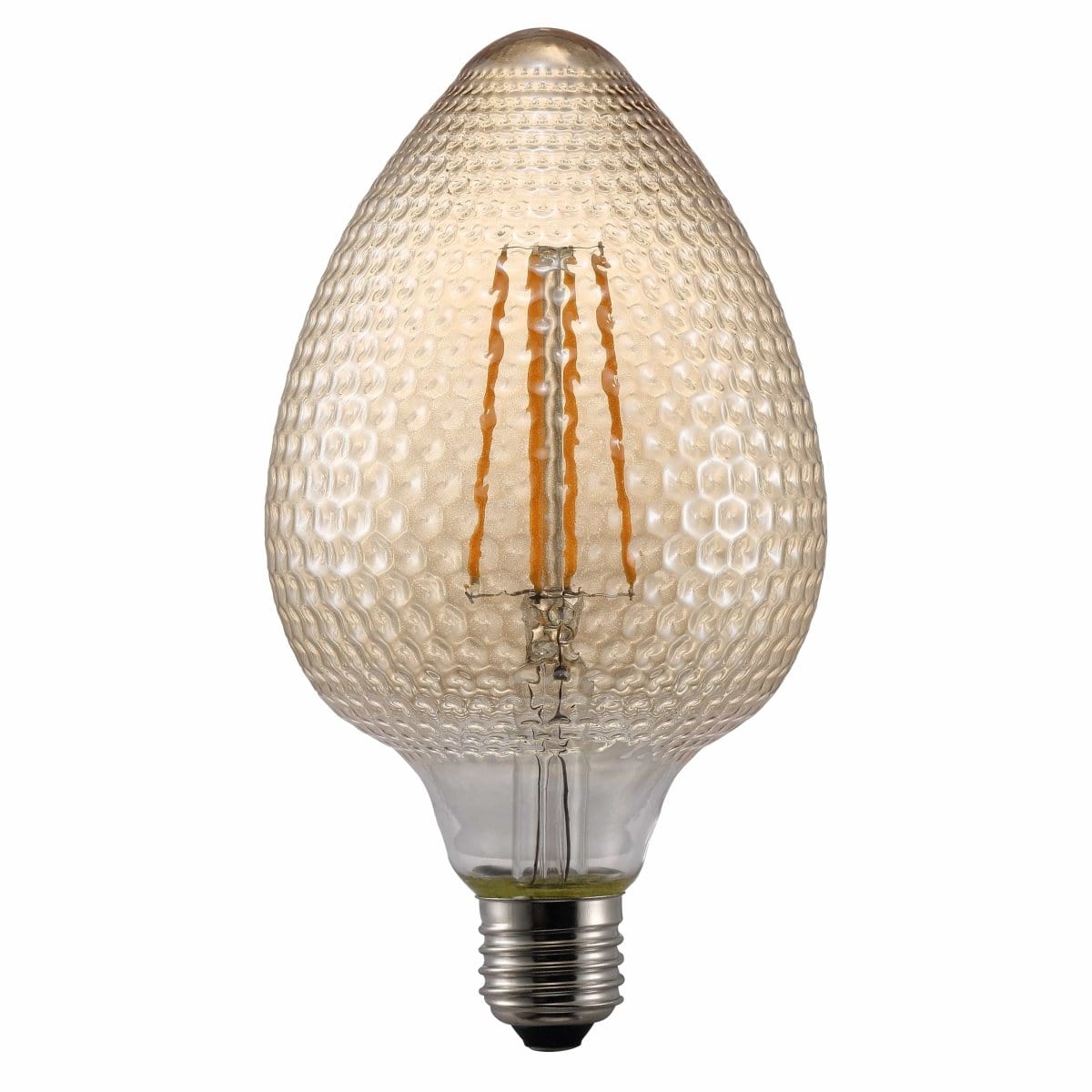 Heavenly Chandeliers Light Bulbs Decorative Avra E27 Nut shaped light bulb, amber
