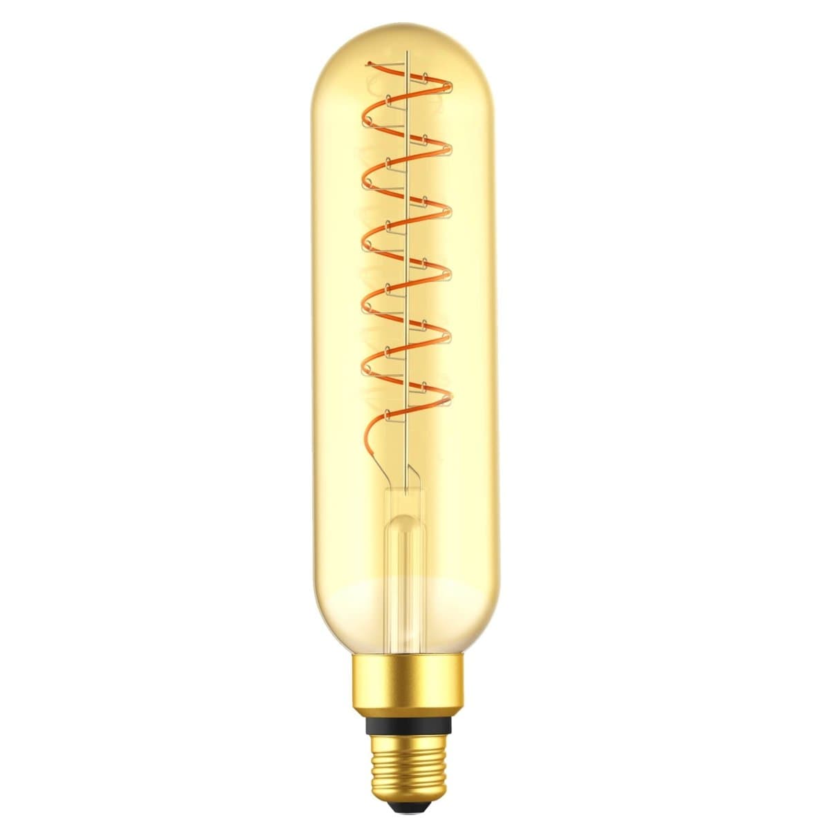 Heavenly Chandeliers Light Bulbs Decorative, E27 T65, Dimmable Light Bulb, warm gold