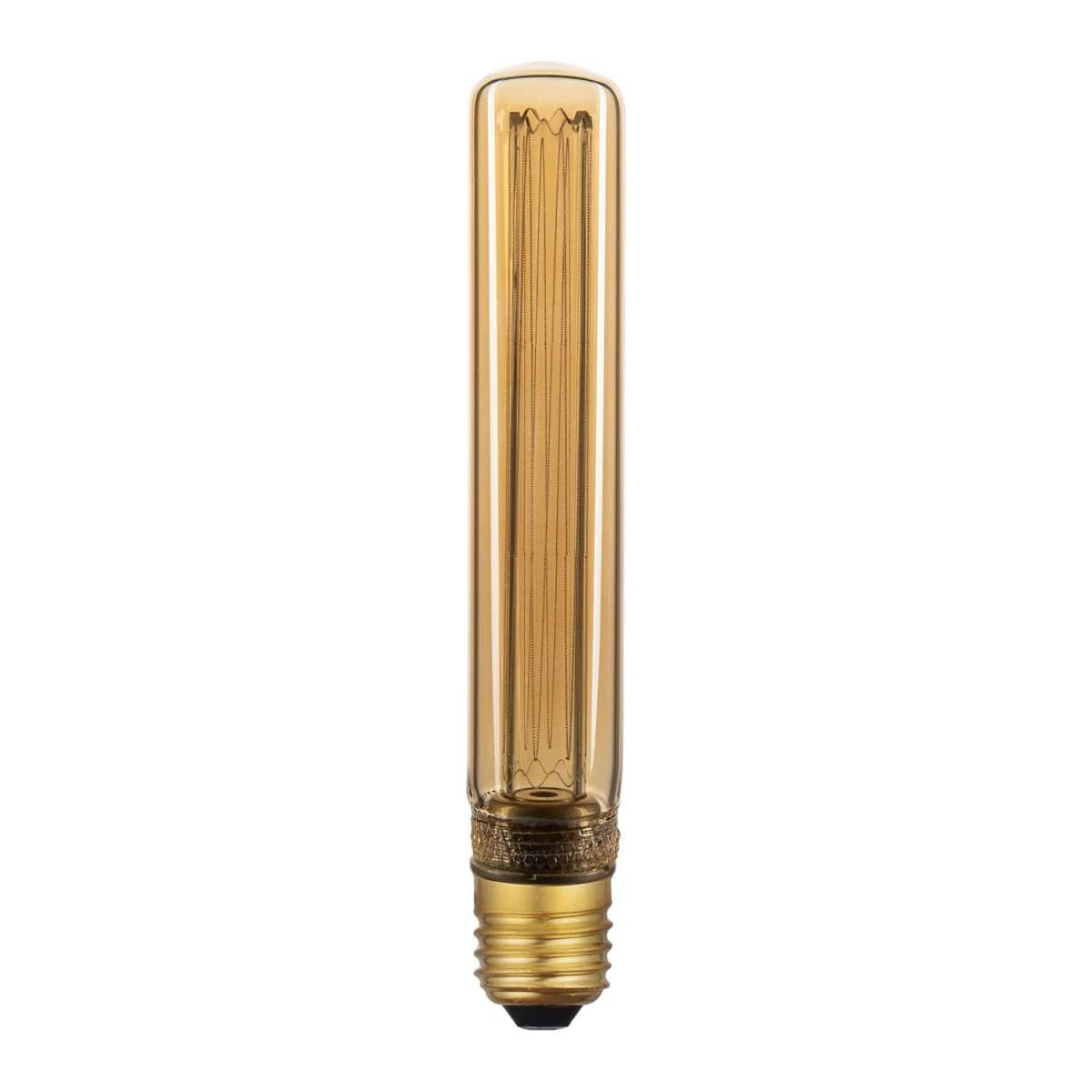 Heavenly Chandeliers Light Bulbs Dimmable Decorative Tube Light Bulb, gold