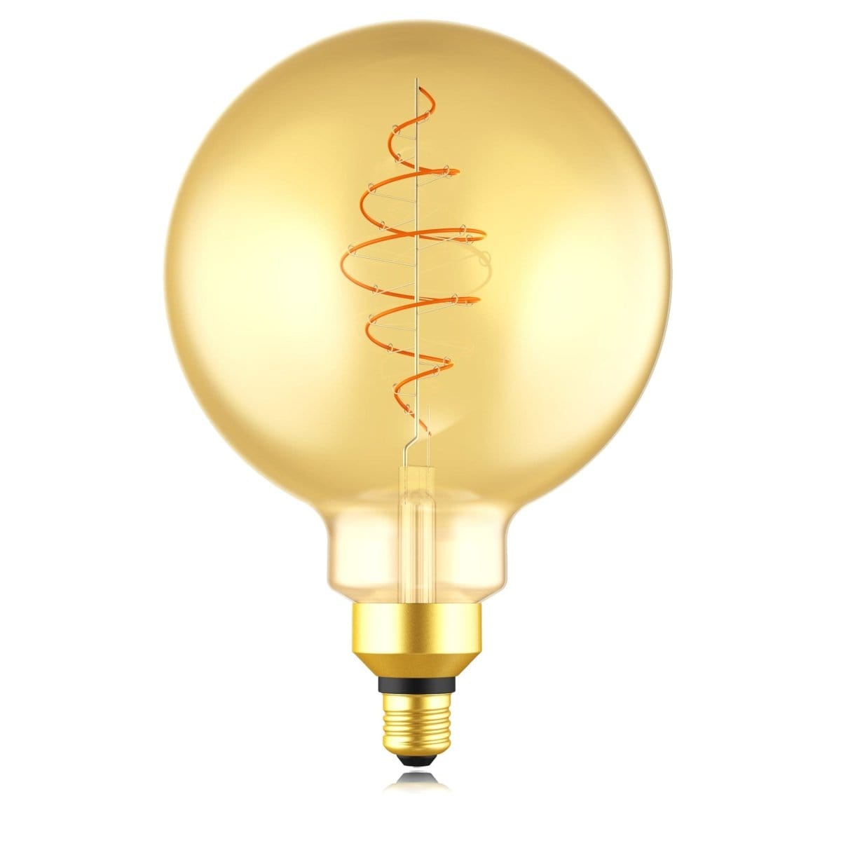 Heavenly Chandeliers Light Bulbs E27 G200 Decorative Dimmable Light Bulb, warm golden glow