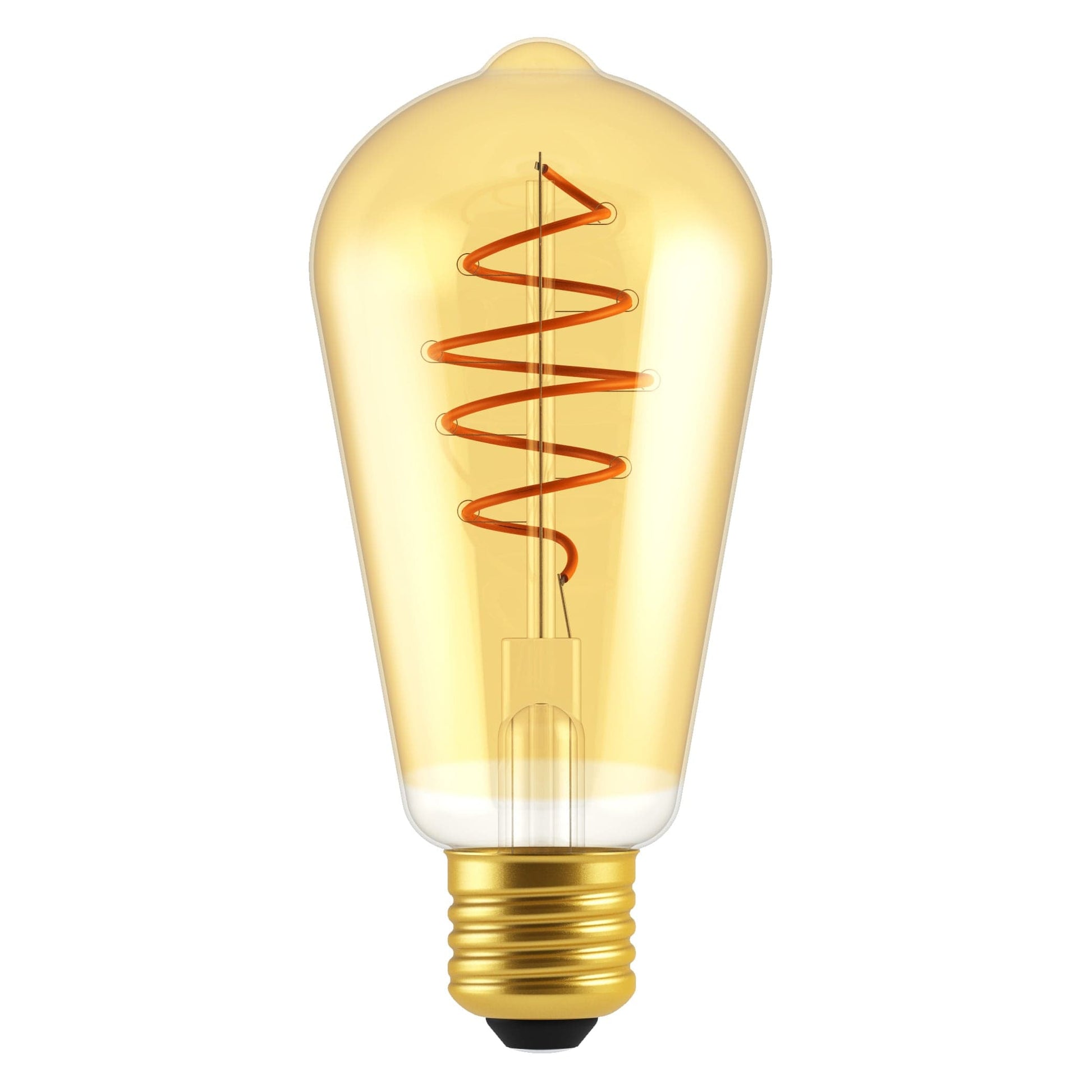 Heavenly Chandeliers Light Bulbs Warm Golden Glow E27 St64 Decorative, Dimmable E27 St64 Light Bulb