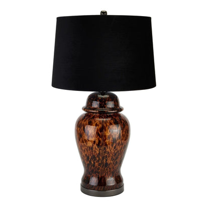 Hill Interiors Table lamp Amber Dapple Acanthus Lamp