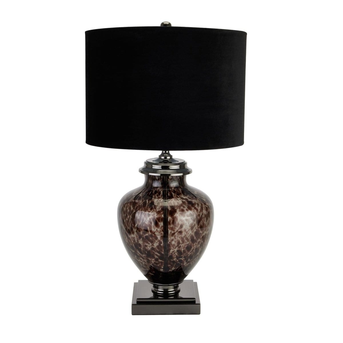 Hill Interiors Table lamp Black Dapple Perugia Lamp
