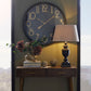 Hill Interiors Table Lamp Delaney Collection Grey Urn Table amp With Linen Shade