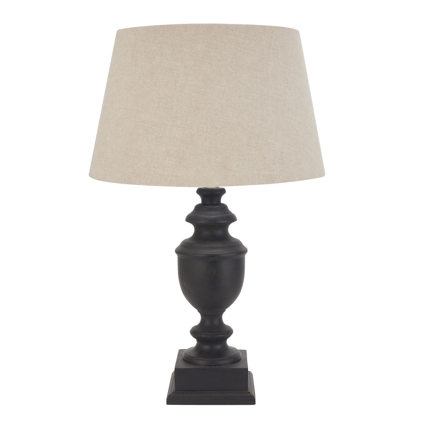 Hill Interiors Table Lamp Delaney Collection Grey Urn Table amp With Linen Shade