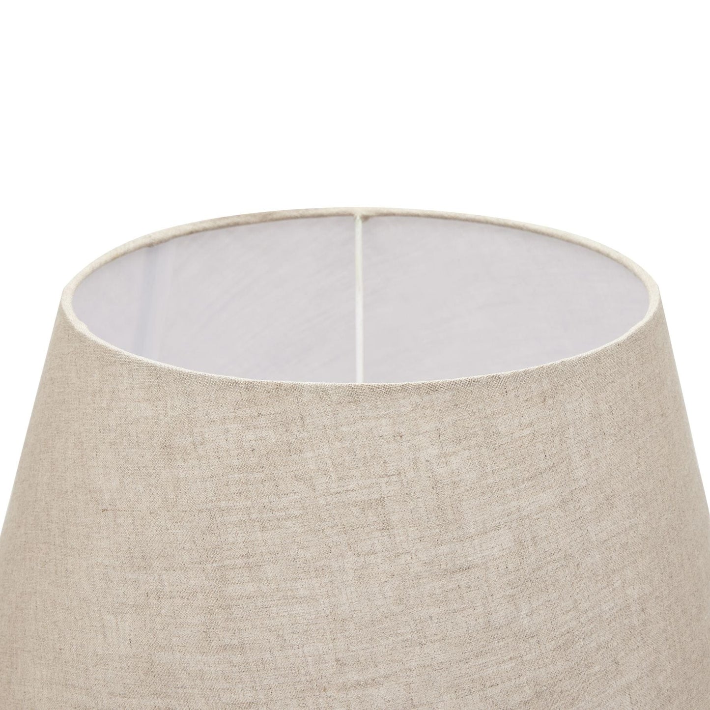Hill Interiors Table Lamp Delaney Grey Goblet Candlestick Table Lamp With Linen Shade