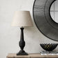 Hill Interiors Table Lamp Delaney Grey Goblet Candlestick 