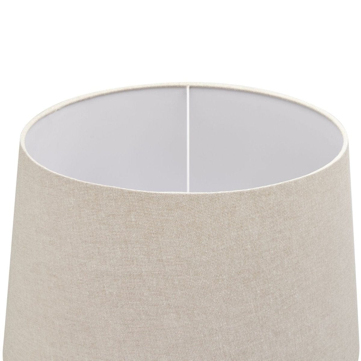 Hill Interiors Table lamp Delaney Grey Pillar Table Lamp With Linen Shade