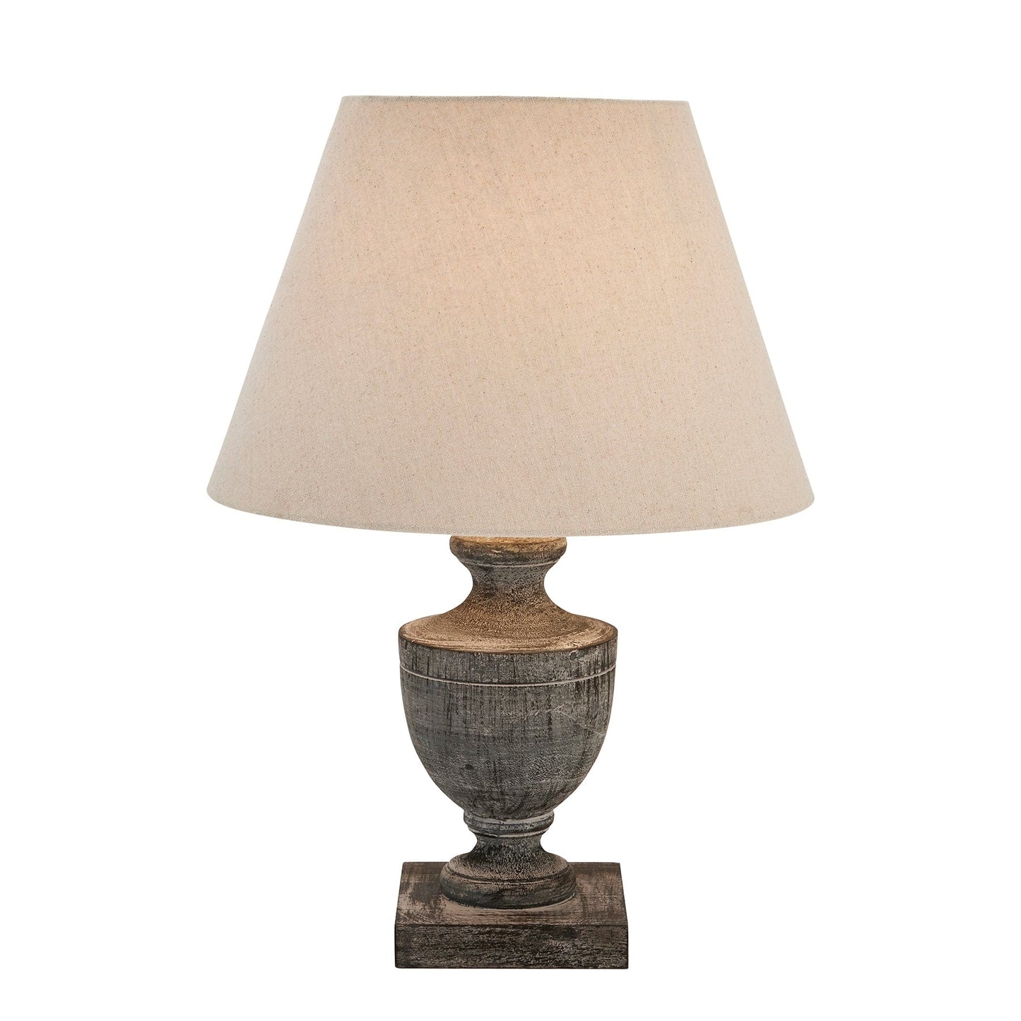 Hill Interiors Table Lamp Incia Urn Wooden Table Lamp
