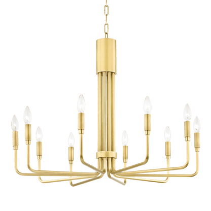 Hudson Valley Lighting Chandeliers Aged Brass Brigitte Chandelier