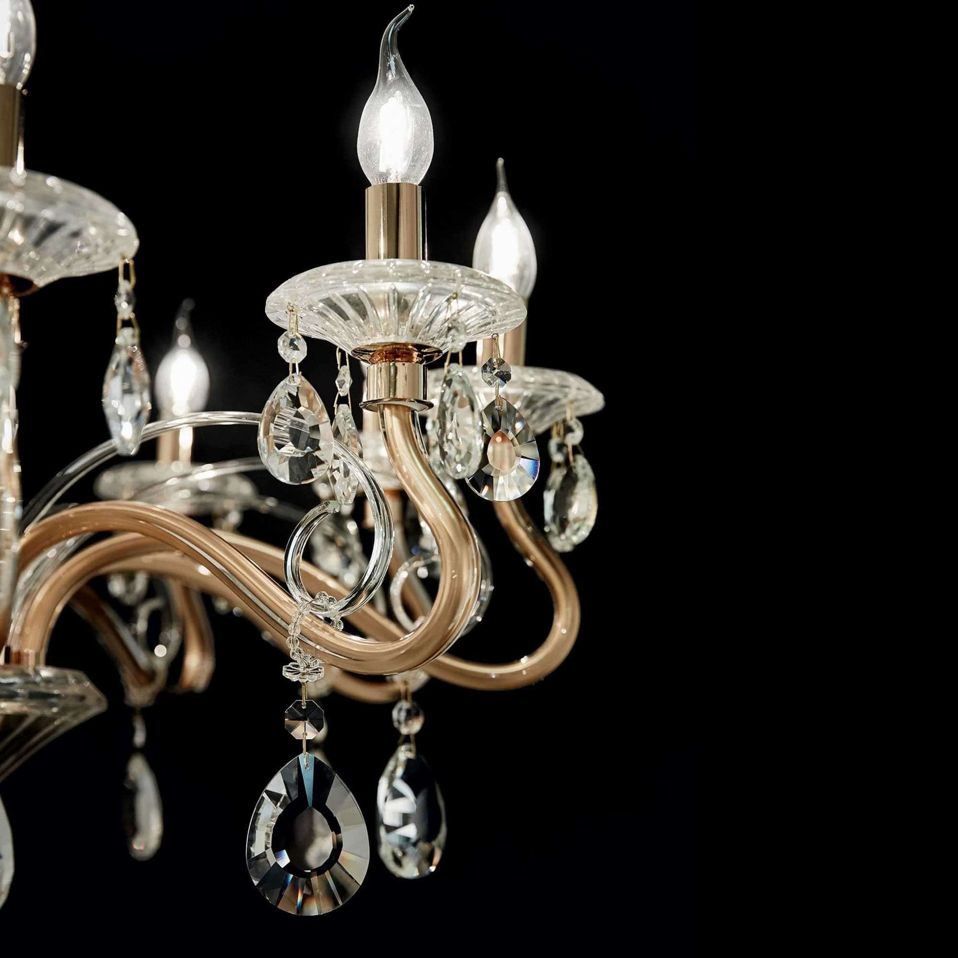 Ideal Lux Lighting Chandeliers Negresco Crystal Chandelier