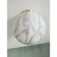 It's About RoMi Ceiling light Carrara Globe Ceiling Light, white marble print/gold, Large