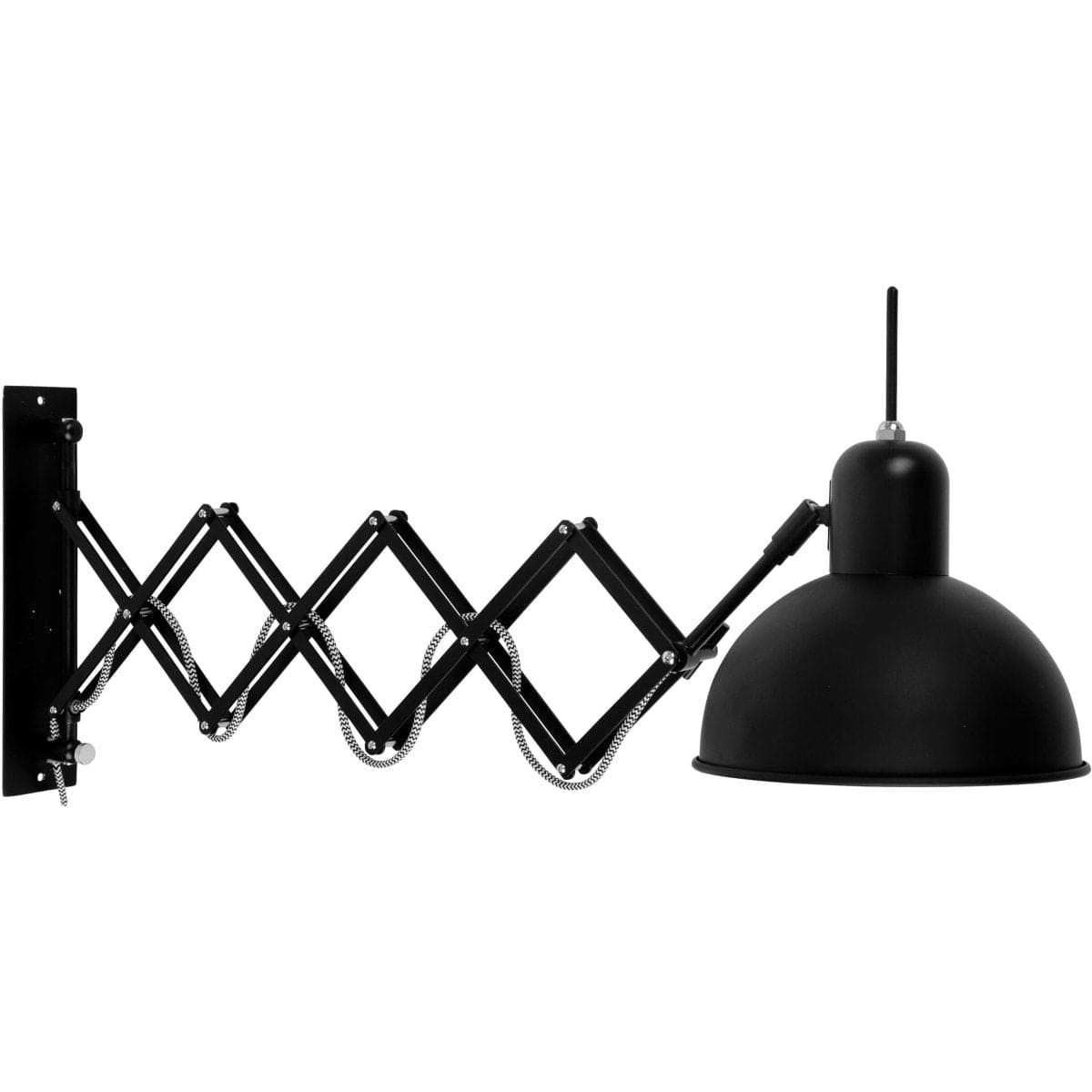 It's About RoMi Wall Lights Aberdeen Scissors Wall Lamp, Black