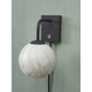 It's About RoMi Wall Lights Carrara Globe Wall light, white marble print and black or gold