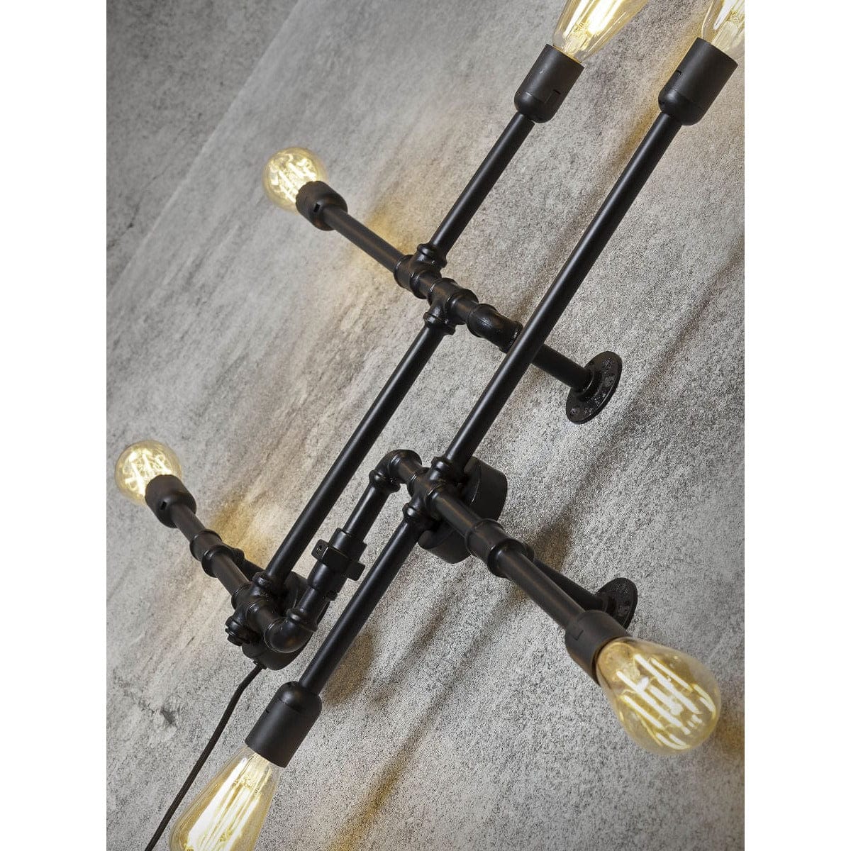 It's About RoMi Wall Lights Nashville Wall Lamp 3 Arm, Black