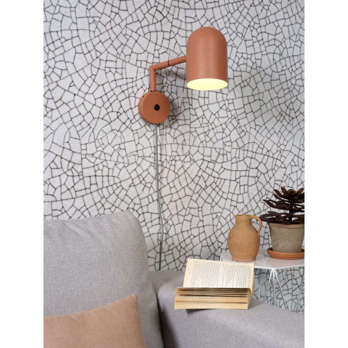 It's About RoMi Wall Lights Terracotta Marseille Wall Lamp, Black, Sand or Terra