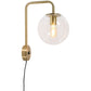 It's About RoMi Wall Lights Warsaw Wall Light Glass Black or Gold