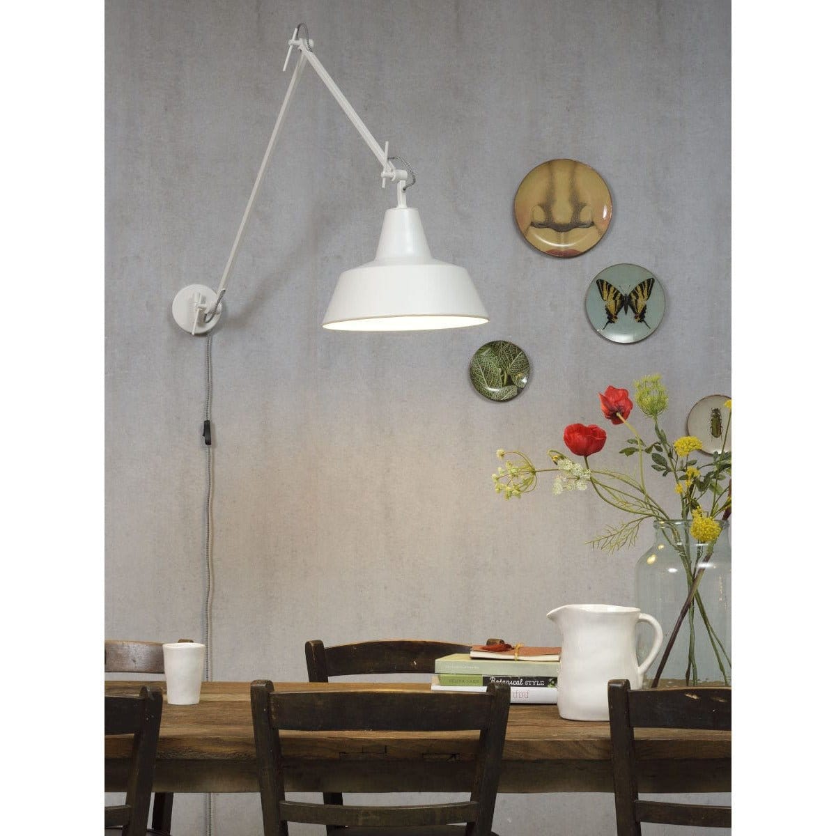 It's About RoMi Wall Lights White Chicago Wall Light, black, grey green or white