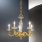 Kolarz Chandeliers Contarini Chandelier, French Gold Plated, 5 lights