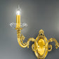 Kolarz Wall Lights Contarini Wall Light, 24 Carat Gold, Chrome or Antique Brass