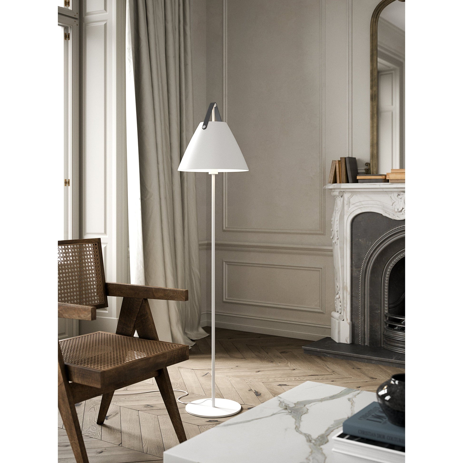 Nordlux - DFTP Floor Lamp White Strap Floor Lamp, white or black