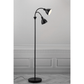 Nordlux Floor Lamp Ray Double Floor Lamp, chrome or black