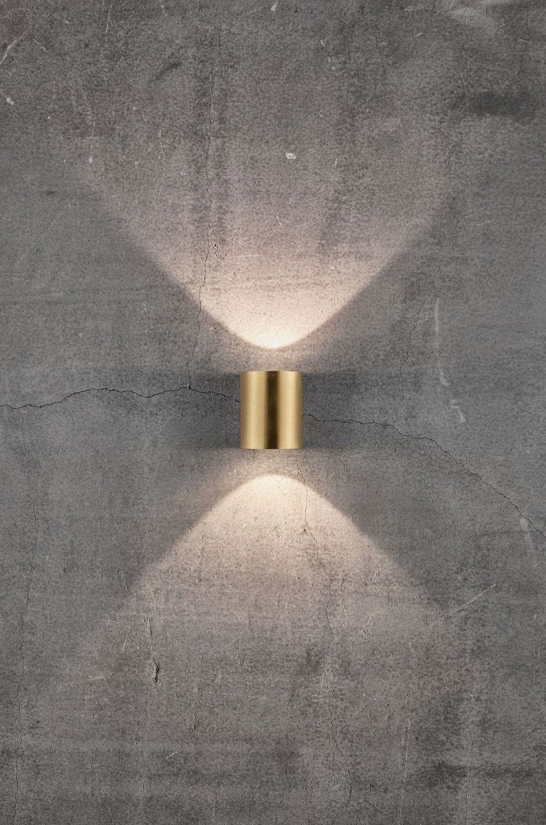 Nordlux Outdoor Lights Brass Canto 2 Outdoor Wall Light