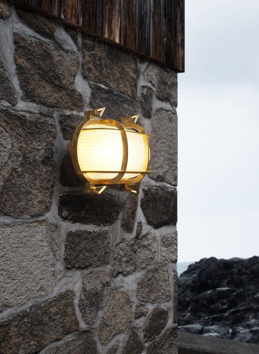 Nordlux Outdoor Lights Brass Helford Outdoor Wall Light, brass or nickel